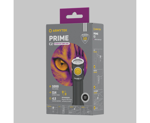 Armytek Latarka taktyczna Prime C2 Magnet USB White Armytek Latarka taktyczna Prime C2 Magnet USB White