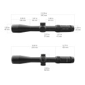 Luneta celownicza FORESTER 2-10X40 SFP Riflescope czarna SCOM-02 VECTOR OPTICS