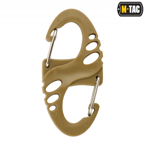 M-Tac dwustronny karabińczyk typu S-Hook plastikowy Coyote M-Tac dwustronny karabińczyk typu S-Hook plastikowy Coyote