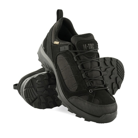 Buty taktyczne trekkingowe jesienno-wiosenne Black M-TAC