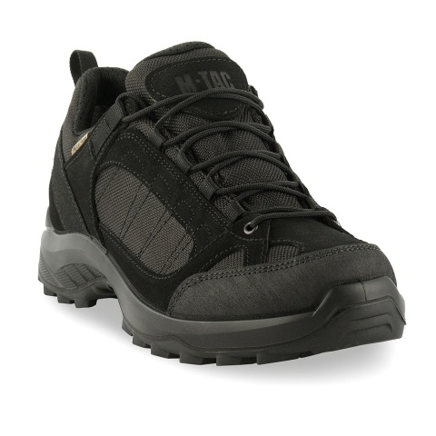 Buty taktyczne trekkingowe jesienno-wiosenne Black M-TAC