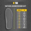 Buty taktyczne trekkingowe jesienno-wiosenne Black M-TAC