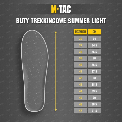 Buty trekkingowe Summer czarne M-TAC