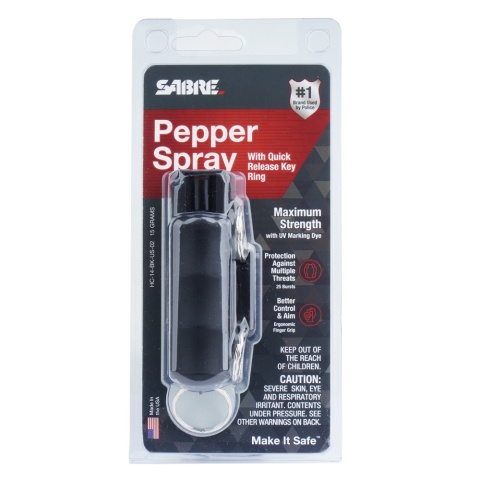 Gaz pieprzowy Hardcase QR Key Ring Strumień 16 ml Sabre Red