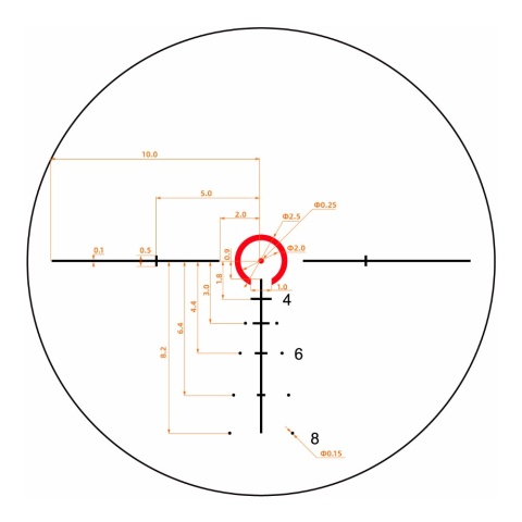 Luneta biegowa LPVO Tauron 1-6x24 VTC-SMIL SFP IP67 Vector Optics
