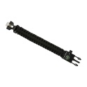 Bransoletka Paracord z Krzesiwem,Kompasem i Gwizdkiem - L Black M-TAC